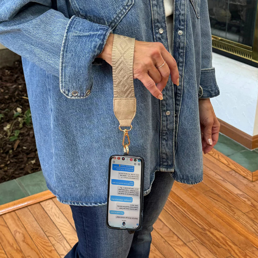 Clip & Go Phone Strap with Pouch