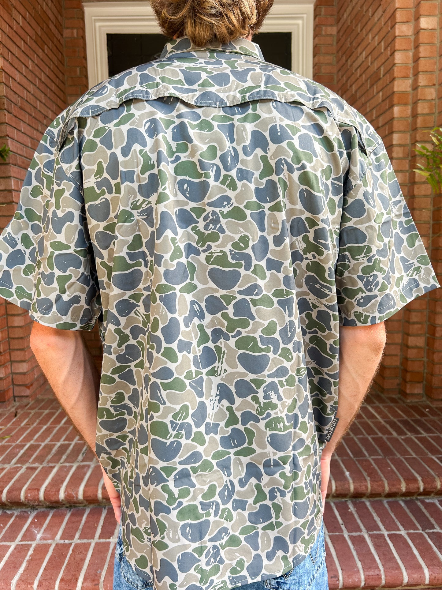 Fieldstone Backwoods Camo Button Down
