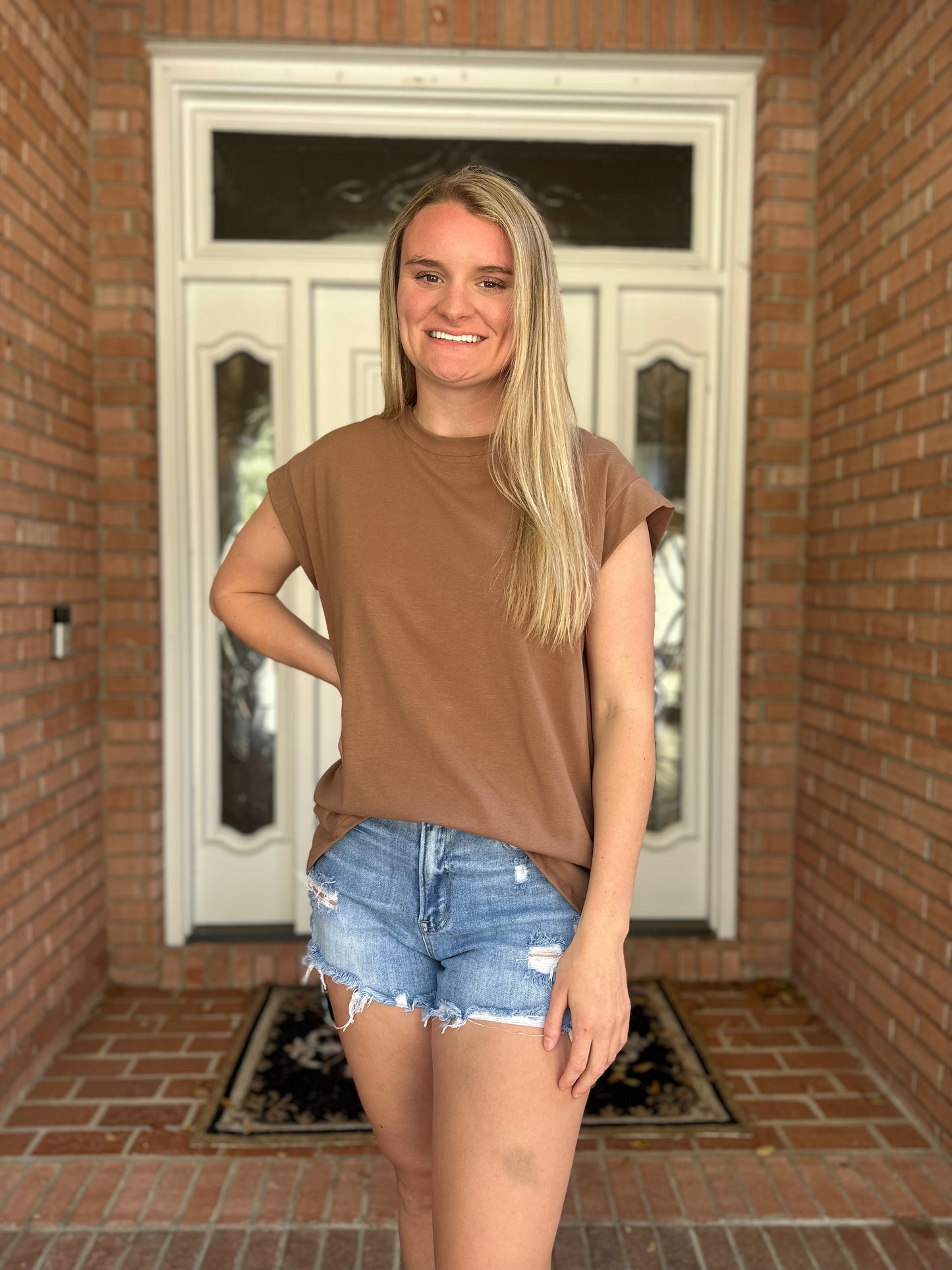 Short Sleeve Solid Top