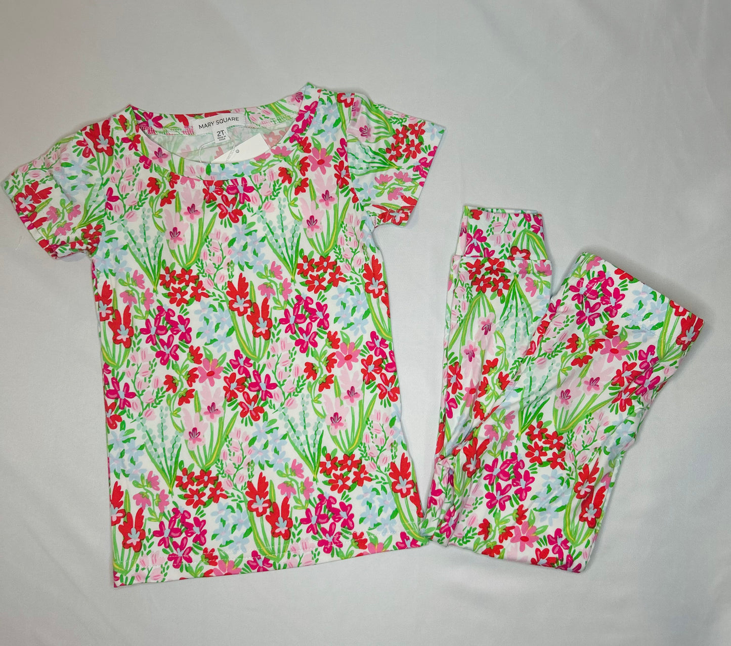 Mary Square Kids Happy Blooms PJ Set