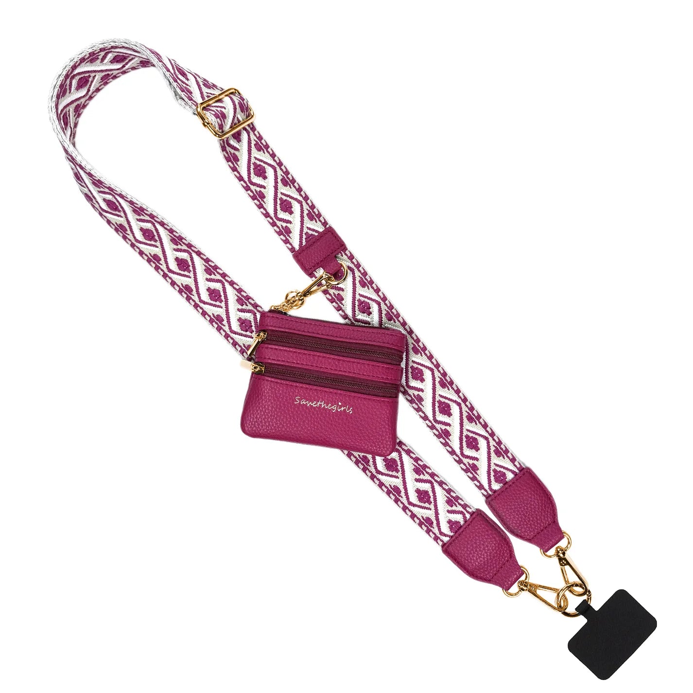 Clip & Go Phone Strap with Pouch