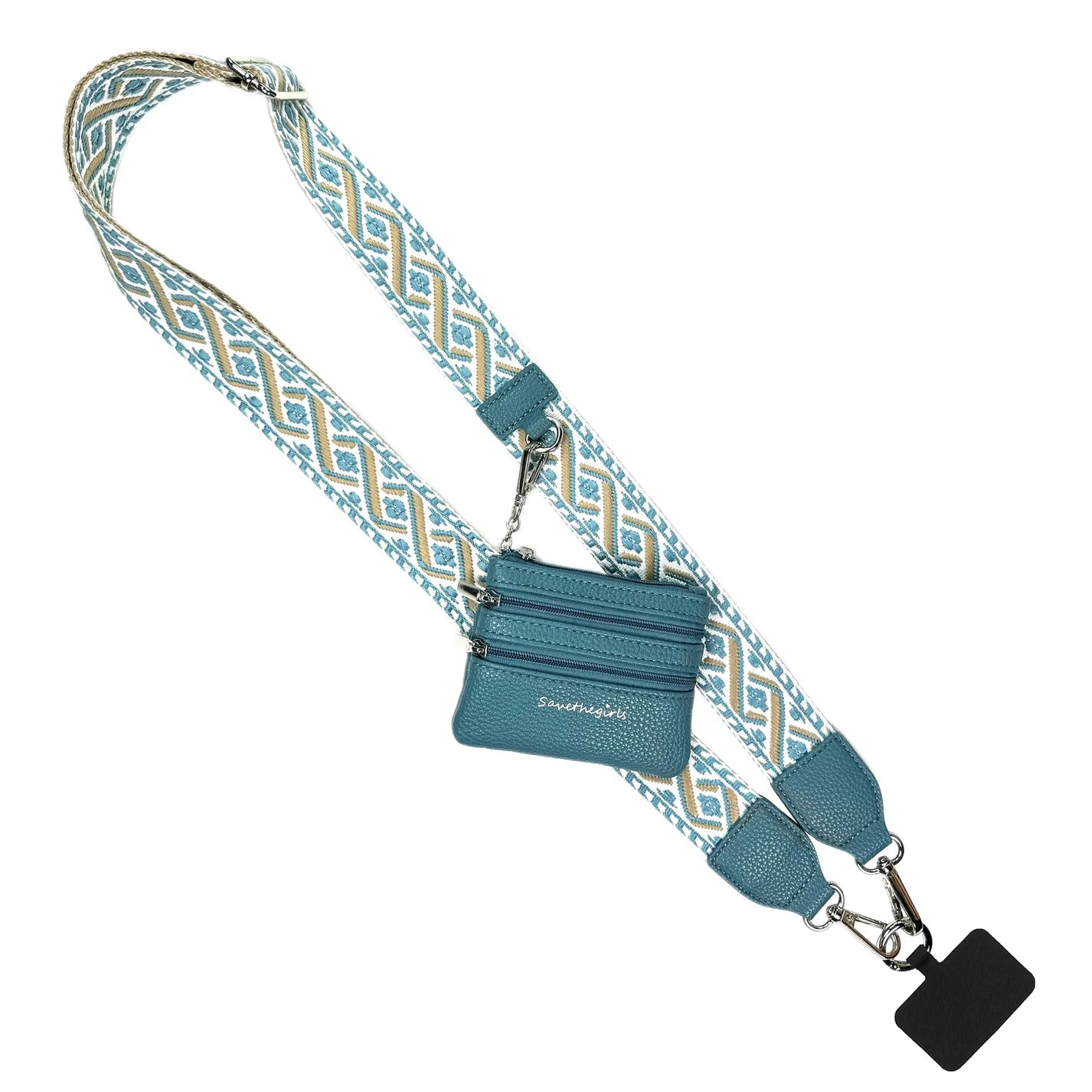 Clip & Go Phone Strap with Pouch